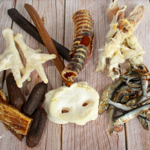 Barney's puppy treat box